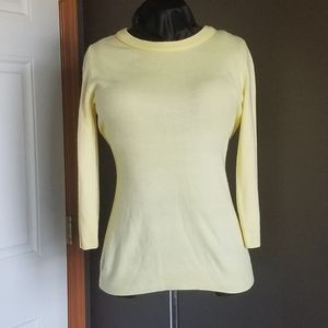 New York and Company Sz Medium Yellow Sweater